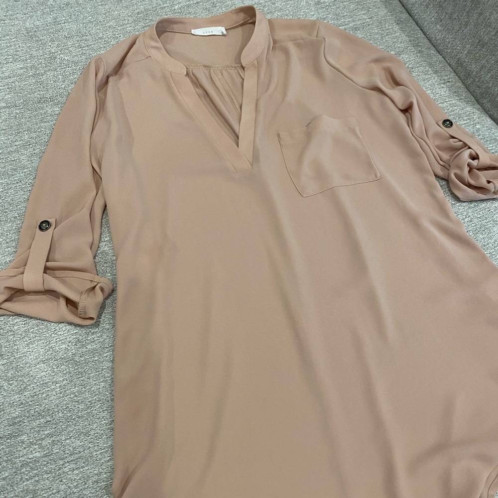 Blush Tunic Blouse
